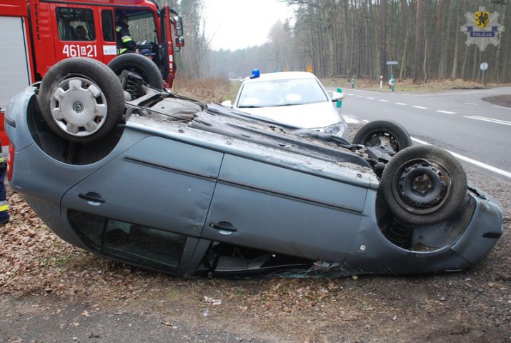 Kwidzyn - kolizja na drodze krajowej K-55 2