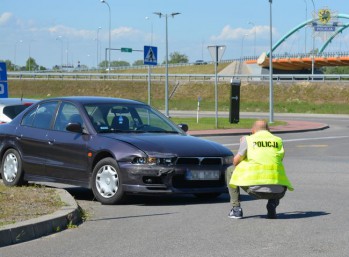 Nowy dwór Gdański - policjanci pracowali na miejscu dwóch zdarzeń drogowych5