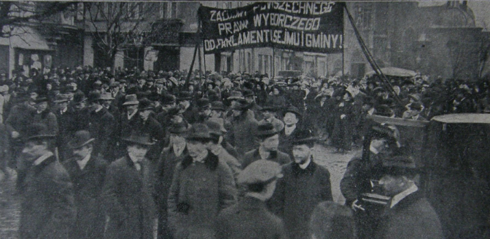 1911 pochód w Dzień Kobiet