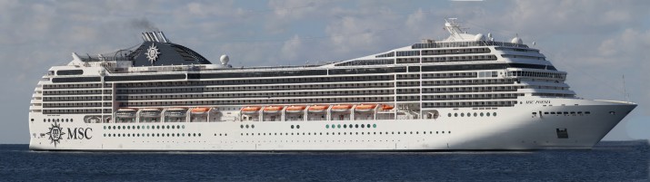 4 MSC POESIA Jam Cruise 8 Grand Cayman at anchor