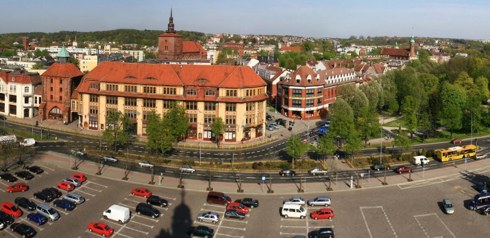 Panorama slupsk z ratuszaaaa