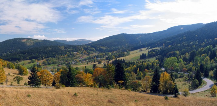Widok na Masyw Śnieżnika z Przełęczy Puchaczówka fot. Tomasz Gmerek.TIF