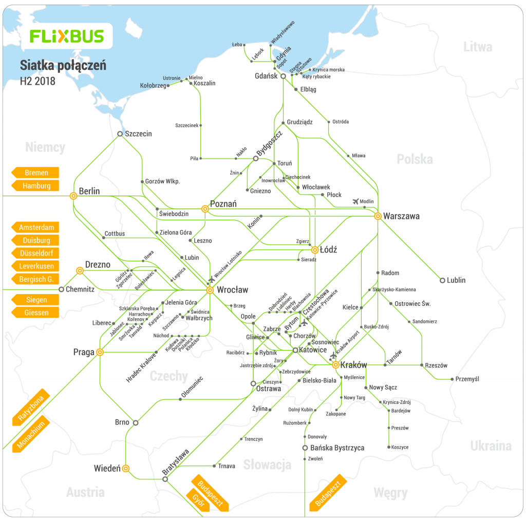 FlixBus Mapa połączeń copy