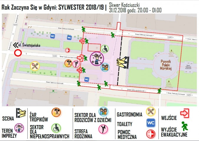 Sylwester - mapa