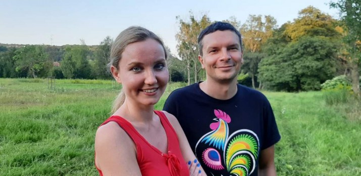 Ewelina Sobańska i Piotr Kamont