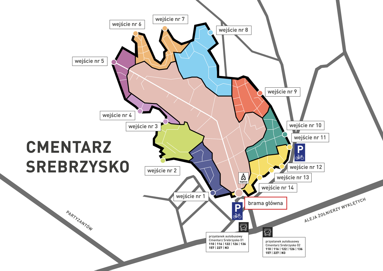 mapa srebrzysko 2020