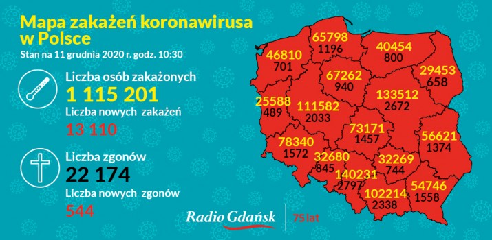 koronawirus mapa 11.12