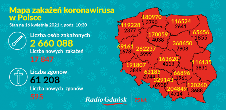 koronawirus mapa 16.04