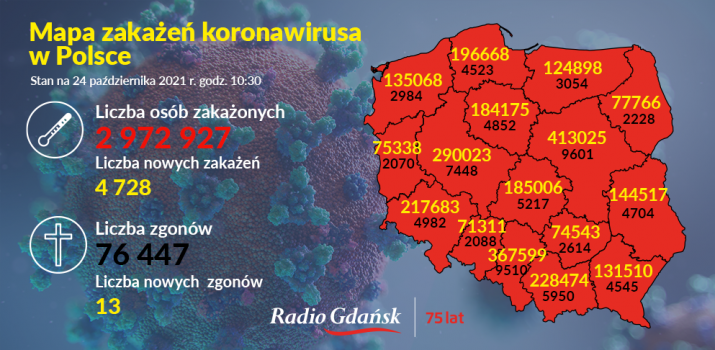 koronawirus mapa 24.10