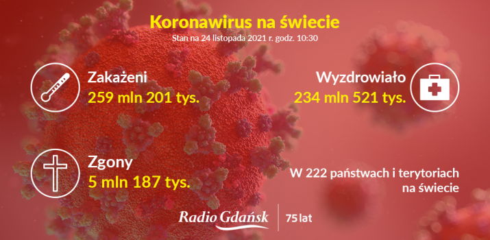 koronawirus świat 24.11