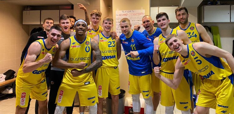 Na zdjęciu koszykarze Assseco Arki Gdynia (fot. Facebook.com/Asseco Arka Gdynia)