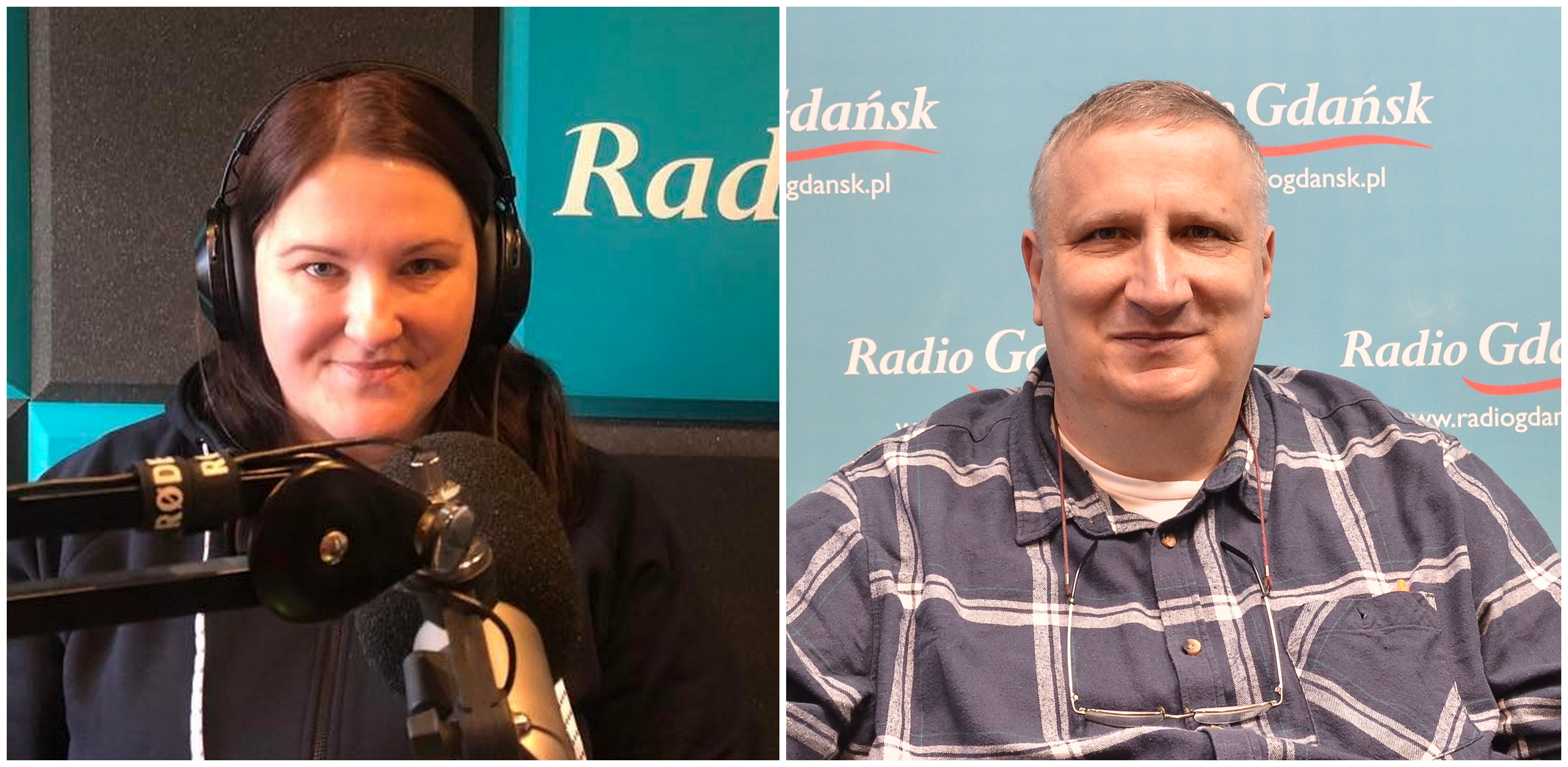 Patrycja Czawłytko, Wojciech Bystry (fot. Radio Gdańsk)