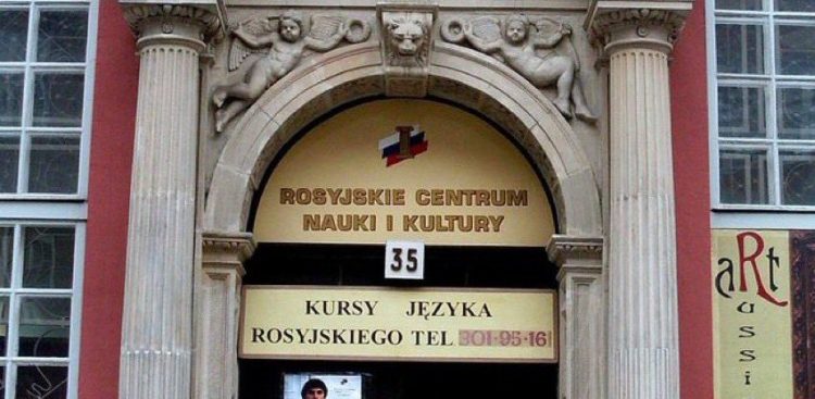 Rosyjskie Centrum Nauki i Kultury w Gdańsku (Fot. Twitter/Piotr Grzelak)
