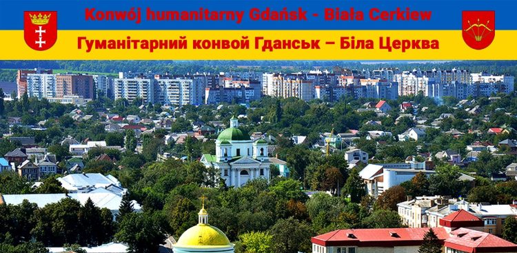 (fot. Facebook/Konwój Humanitarny Gdańsk - Biała Cerkiew)