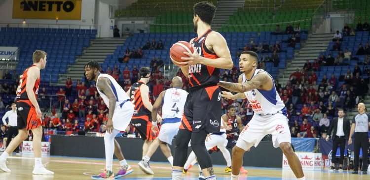 Mecz King Szczecin - Czarni Słupsk 74:77(Fot. Patryk Przyborowski/stk.czarni.slupsk.pl)