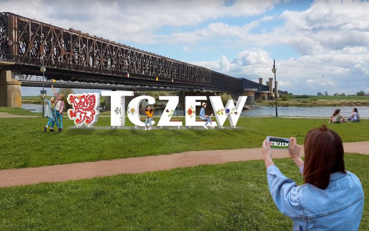 Napis "I love Tczew" (Fot. Urząd Miejski w Tczewie)