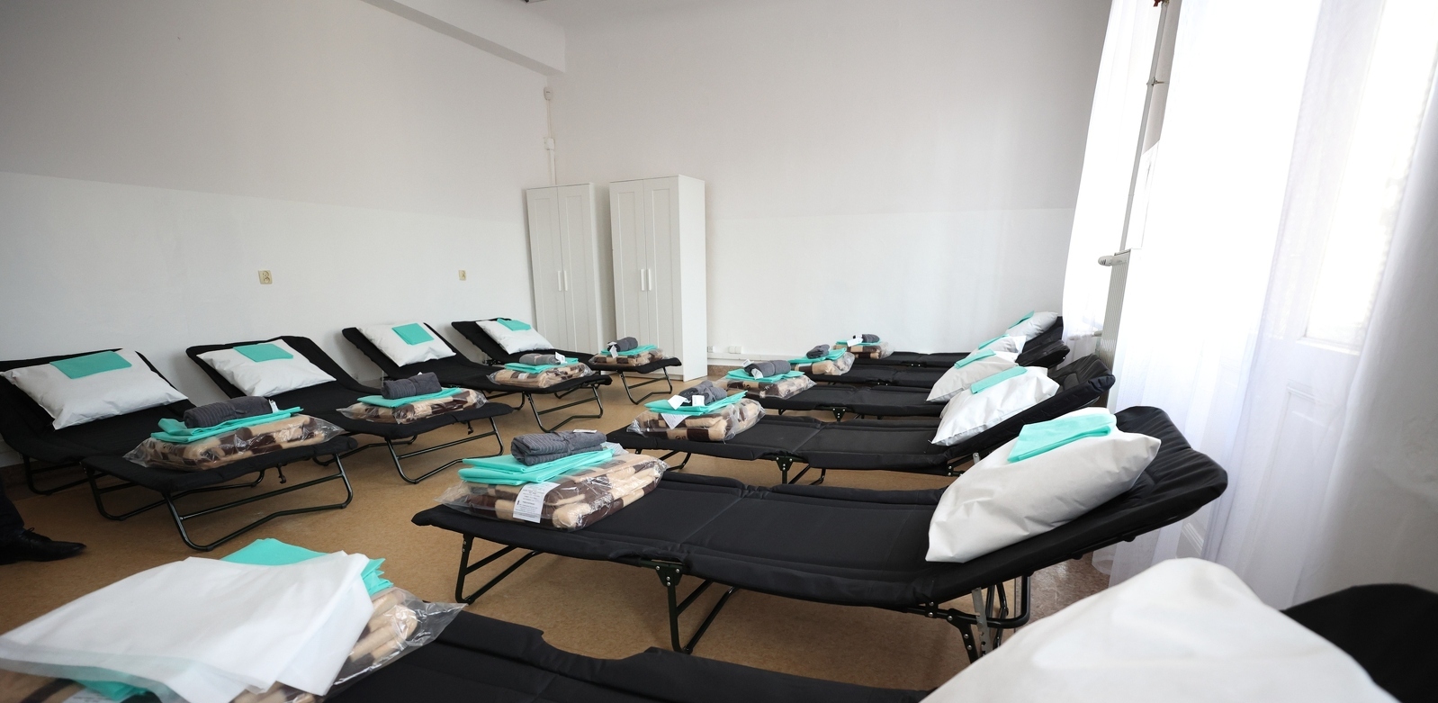 Tymczasowe schronienie dla uchodźców w Oliwie (fot. UM Gdańsk)