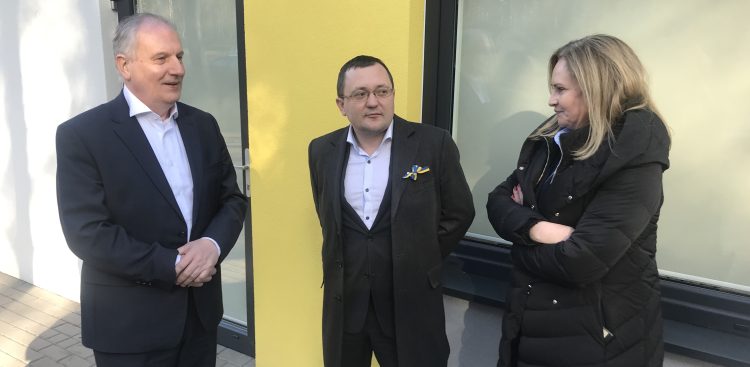 Dariusz Drelich, Oleksandr Plodystyi (Fot. Radio Gdańsk/Robert Groth)