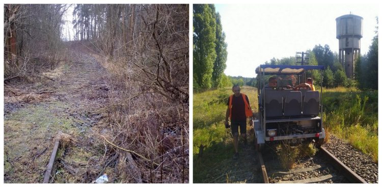 (fot. Kolej Drezynowa w Bytowie)