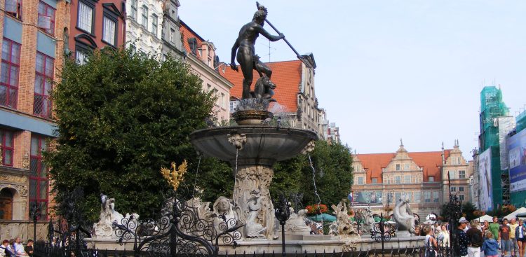 Fontanna Neptuna na Długim Targu w Gdańsku (Fot. Wikimedia Commons)