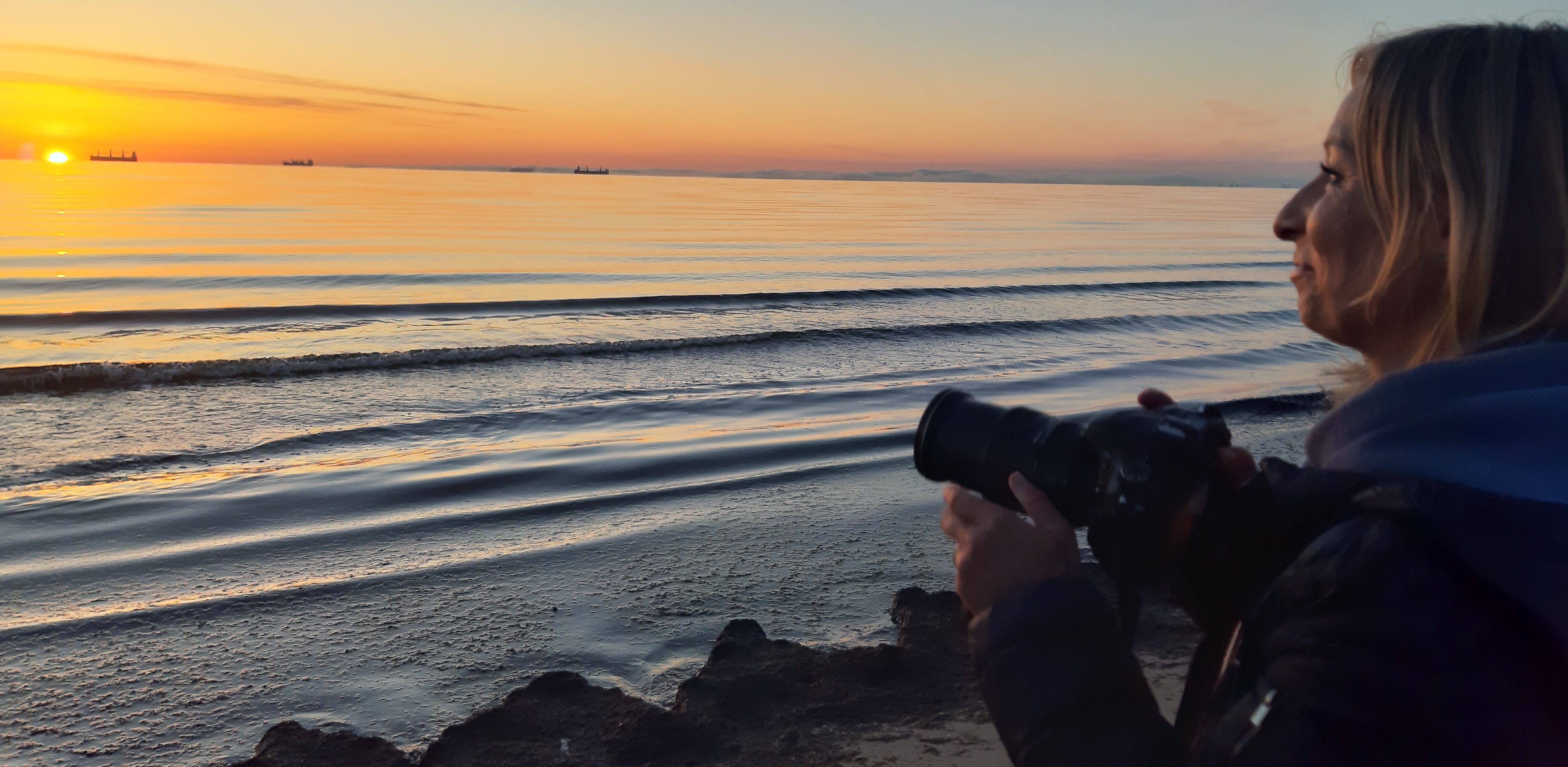 Joanna ze swoim nieodłącznym aparatem