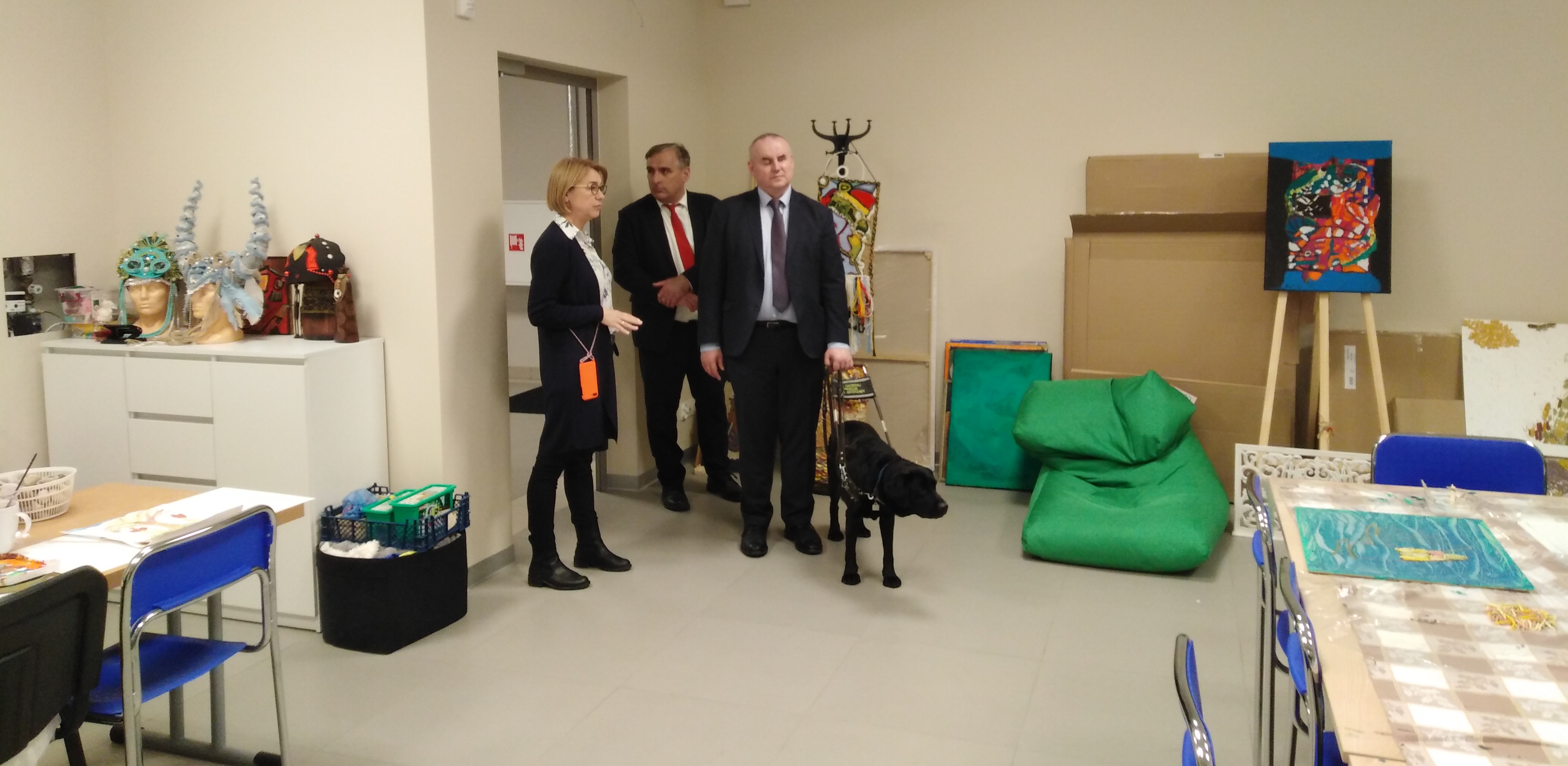 Paweł Wdówik z wizytą w Domu Marzeń w Gdyni (fot. Radio Gdańsk/Edyta Stracewska)