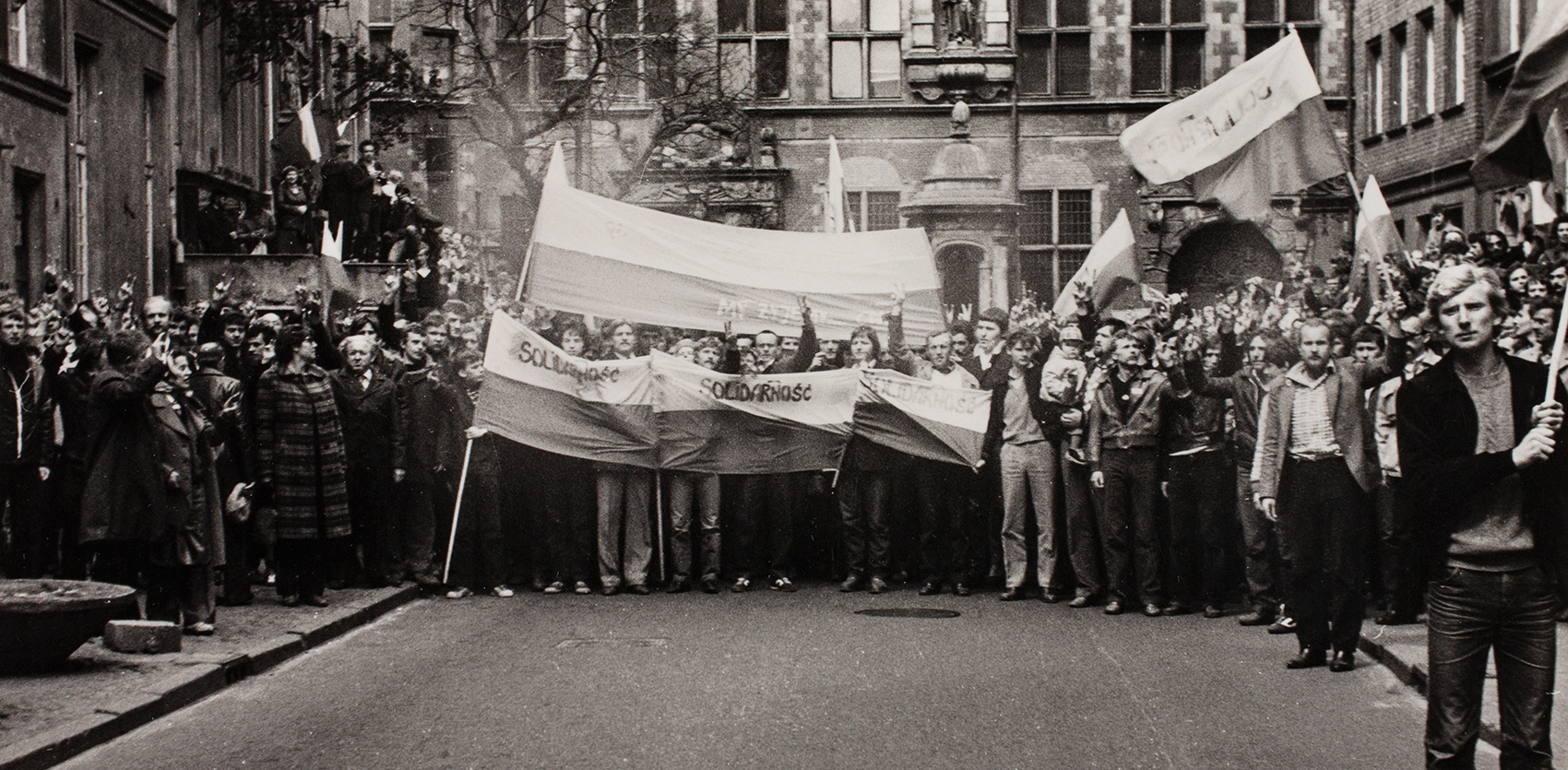 Protest 1 maja 1982 roku w Gdańsku (fot. IPN Gdańsk)