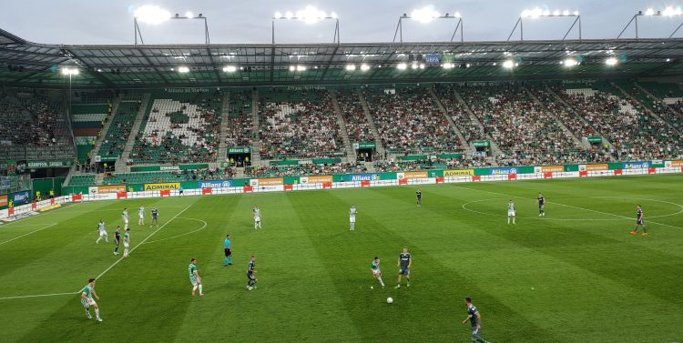 Mecz Rapid Wiedeń – Lechia Gdańsk (Fot. Radio Gdańsk/Tymoteusz Kobiela)