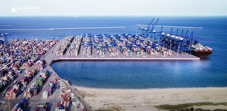 Wizualizacja Baltic Hub 3 (graf. Youtube/DCT Gdańsk)