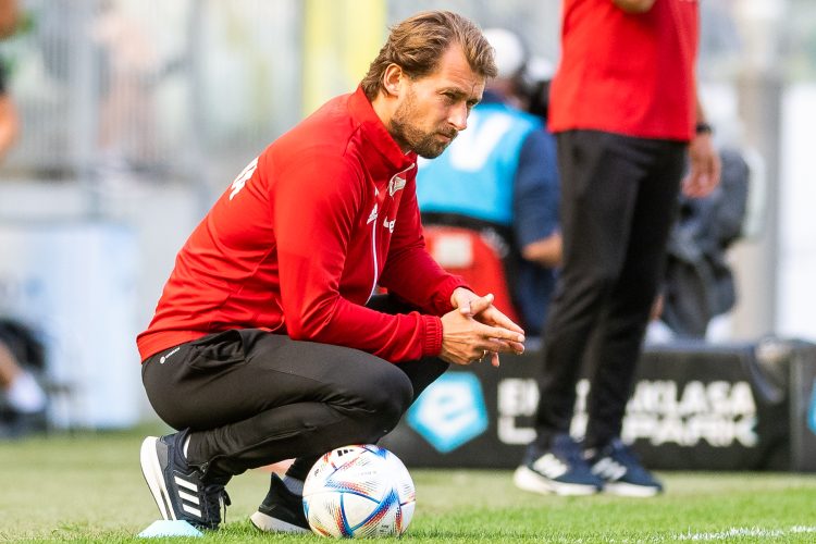 4 kolejka PKO Ekstraklasy. Mecz Lechia Gdańsk - Korona Kielce n/z Tomasz Kaczmarek 06.08.2022 / fot. Mateusz Słodkowski / Trojmiasto.pl / KFP