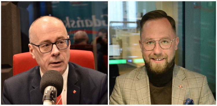 Od lewej: Kazimierz Koralewski, Krystian Kłos (fot. Radio Gdańsk)