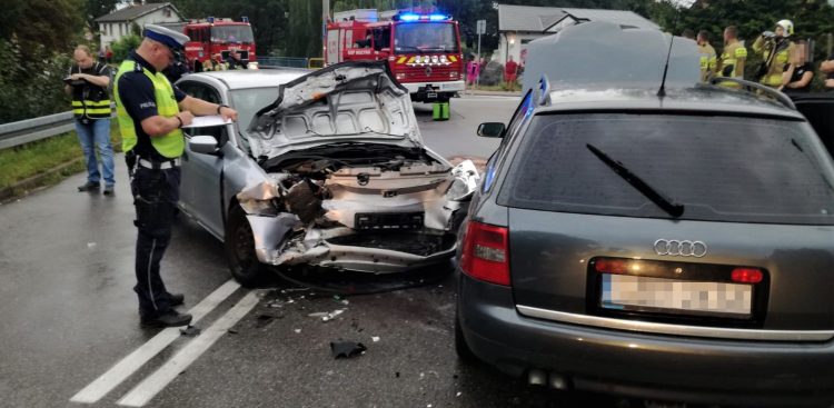 Fot. KPP Bytów / Wypadek w Nożynie