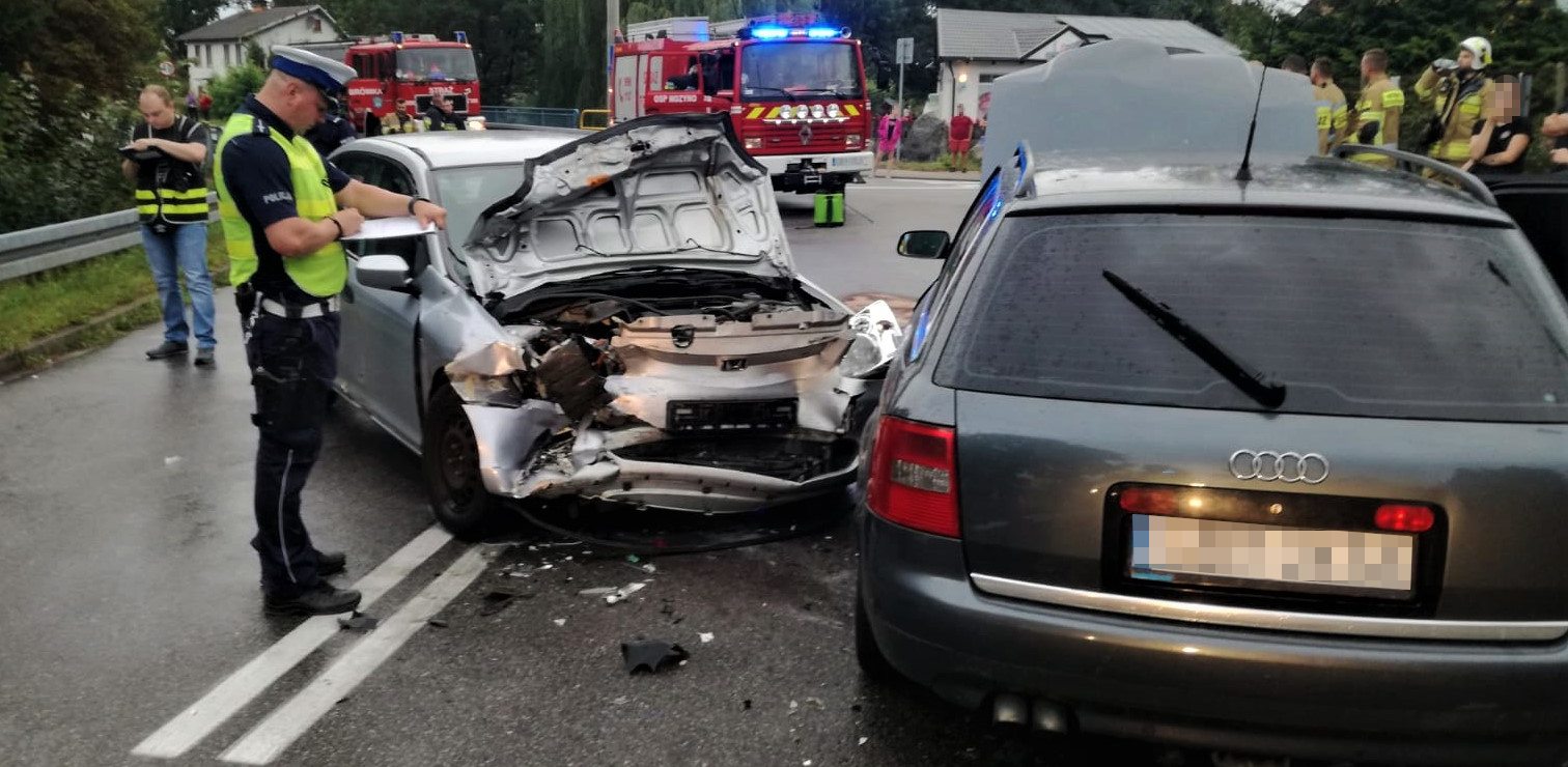 Fot. KPP Bytów / Wypadek w Nożynie