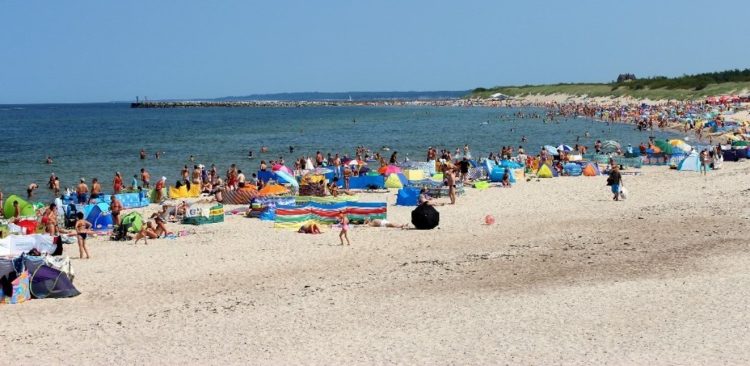 Plaża zachodnia w Ustce, zdjęcie poglądowe / fot. Ustka.pl
