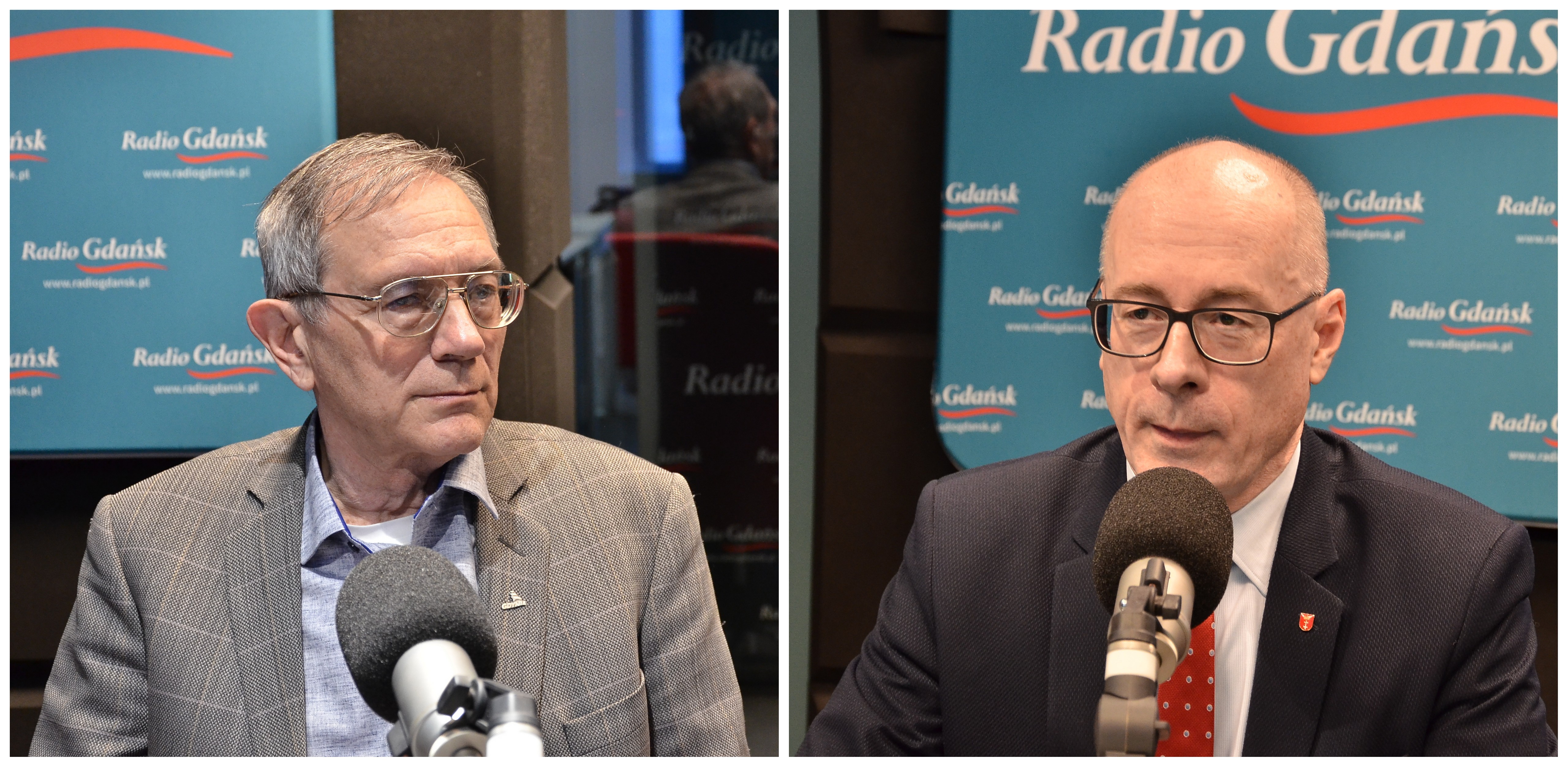 Prof. Marek Grzybowski i Kazimierz Koralewski (fot. Radio Gdańsk)