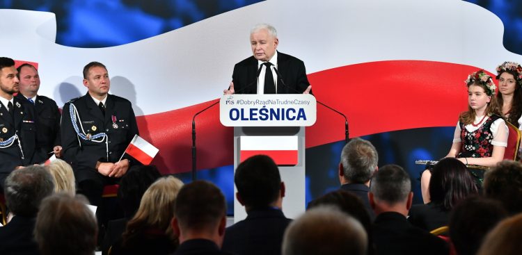 Prezes PiS Jarosław Kaczyński