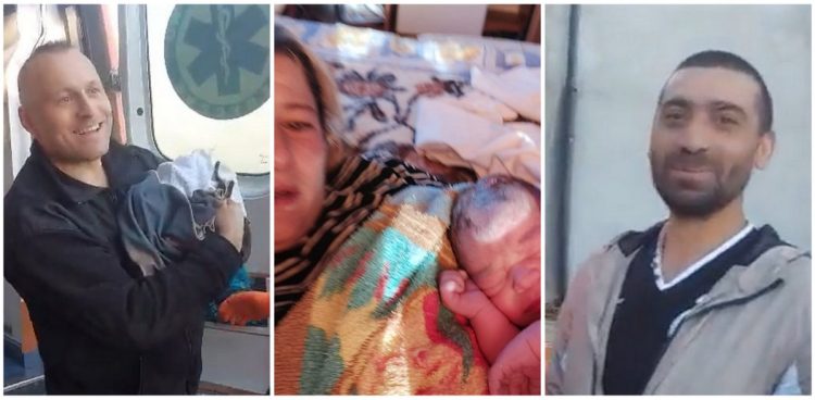 Od lewej: ochroniarz, matka z dzieckiem i ojciec (fot. nadesłane)