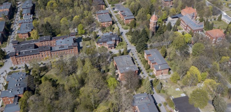 Na zdjęciu: szpital dla nerwowo i psychicznie chorych w Starogardzie Gdańskim, tak zwane Kocborowo (fot. Agencja KFP/Krzysztof Mania)