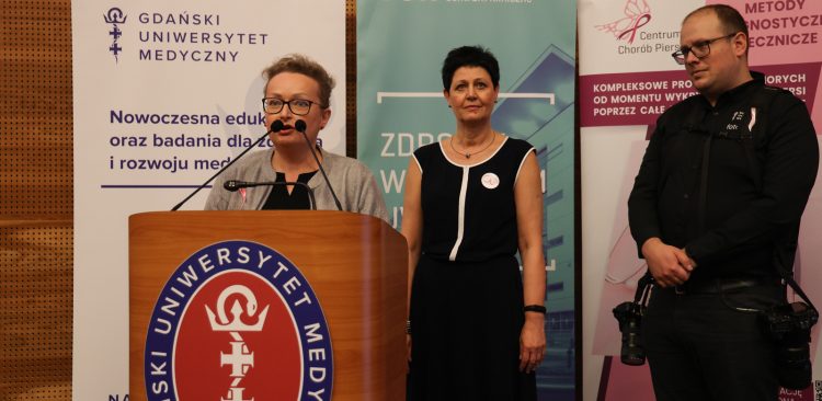 Na zdj. twórcy filmu: Joanna Matuszewska, Małgorzata Zauliczna i Paweł Sudara Fot. Radio Gdańsk/Roman Jocher