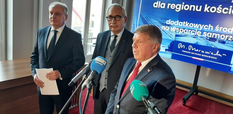 Dariusz Drelich, Kazimierz Smoliński i Piotr Karczewski
(Fot. Radio Gdańsk/Sebastian Kwiatkowski)