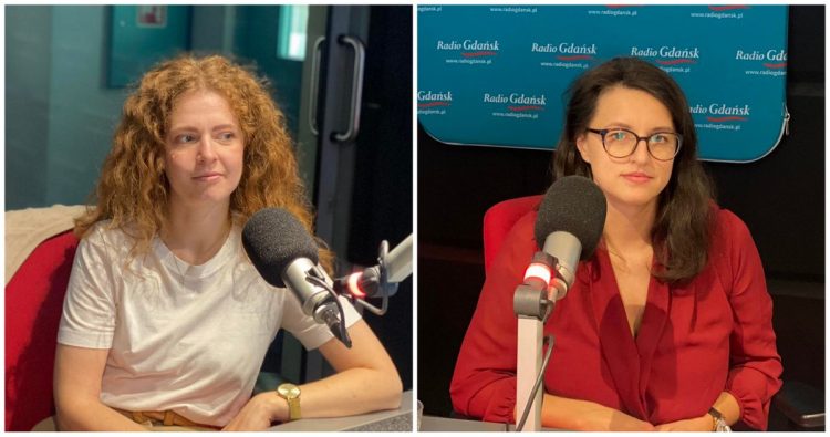 Aleksandra Kucharska i Katarzyna Fiszer (fot. Radio Gdańsk/Daniel Wojciechowski)
