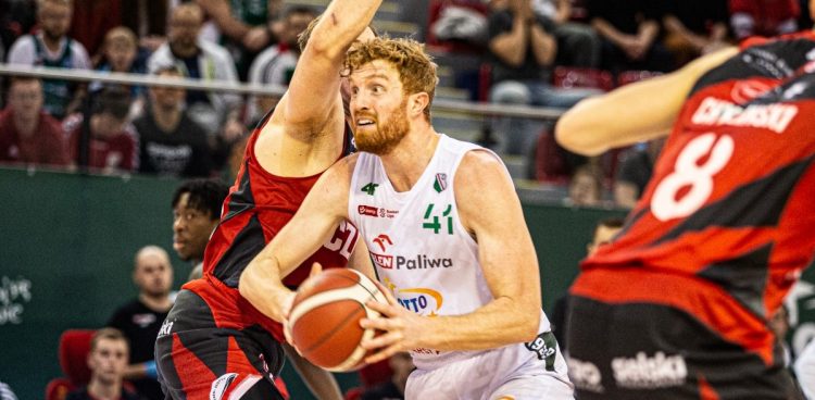 Fot. Legia Kosza / Facebook.com / W akcji Geoffrey Grosell.