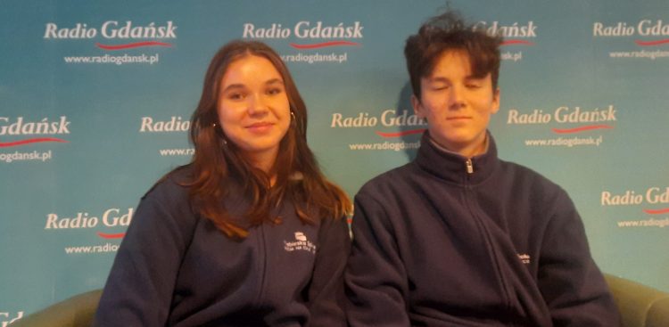 Lena Gomuła i Oskar Krella (Fot. Radio Gdańsk/Anna Rębas)