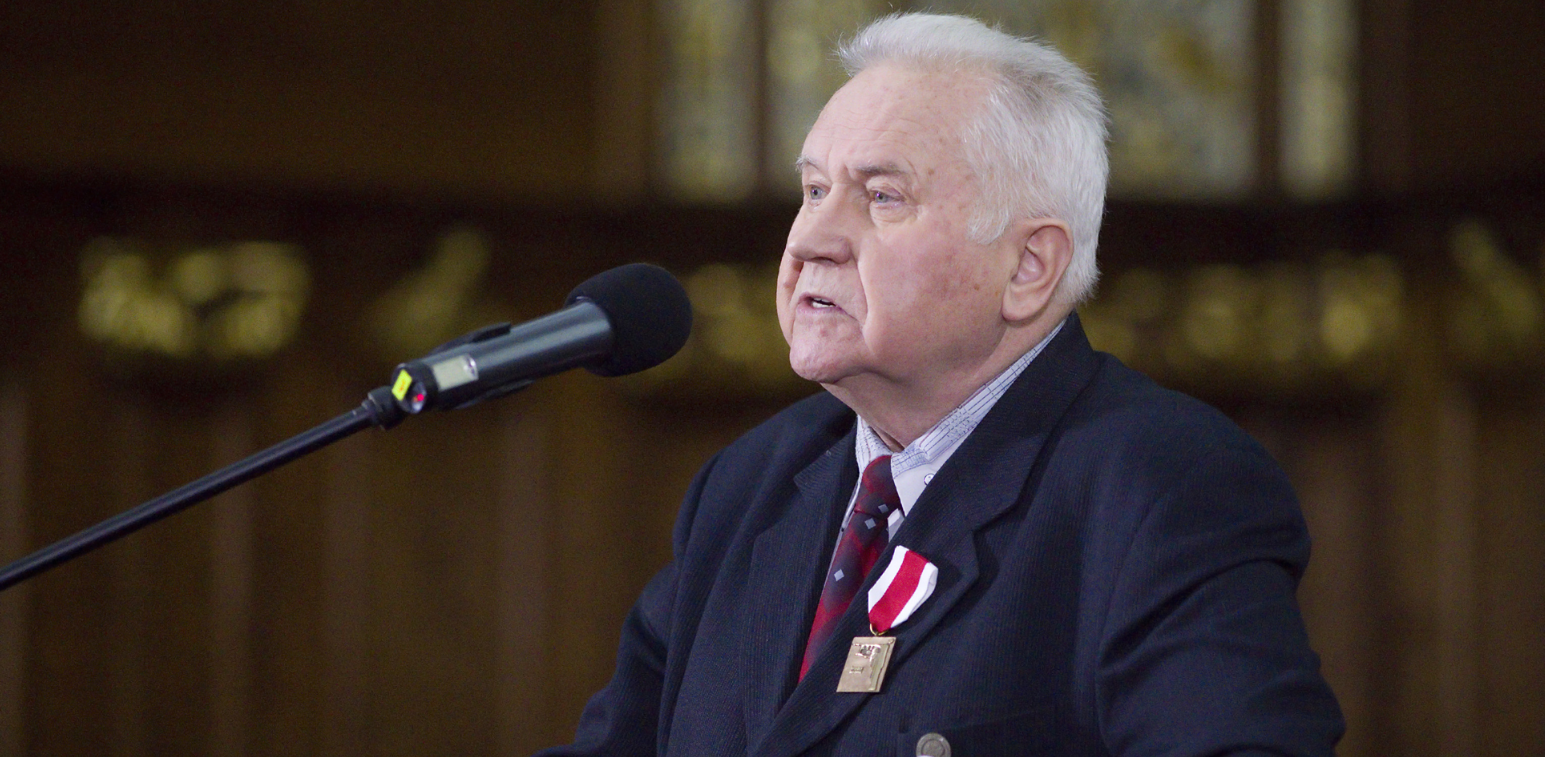 Czesław Nowak, przewodniczący Stowarzyszenia "Godność", zdjęcie ilustracyjne (Fot. KFP/Krzysztof Mystkowski)