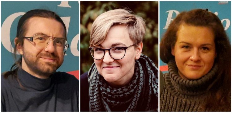 Marcin Śniadecki, Katarzyna Cimoch i Paulina Jaworek (fot. Radio Gdańsk/Tatiana Slowi, archiwum prywatne)