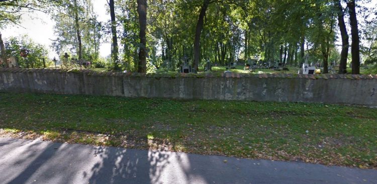 Cmentarz w Prabutach (fot. Google Street View)