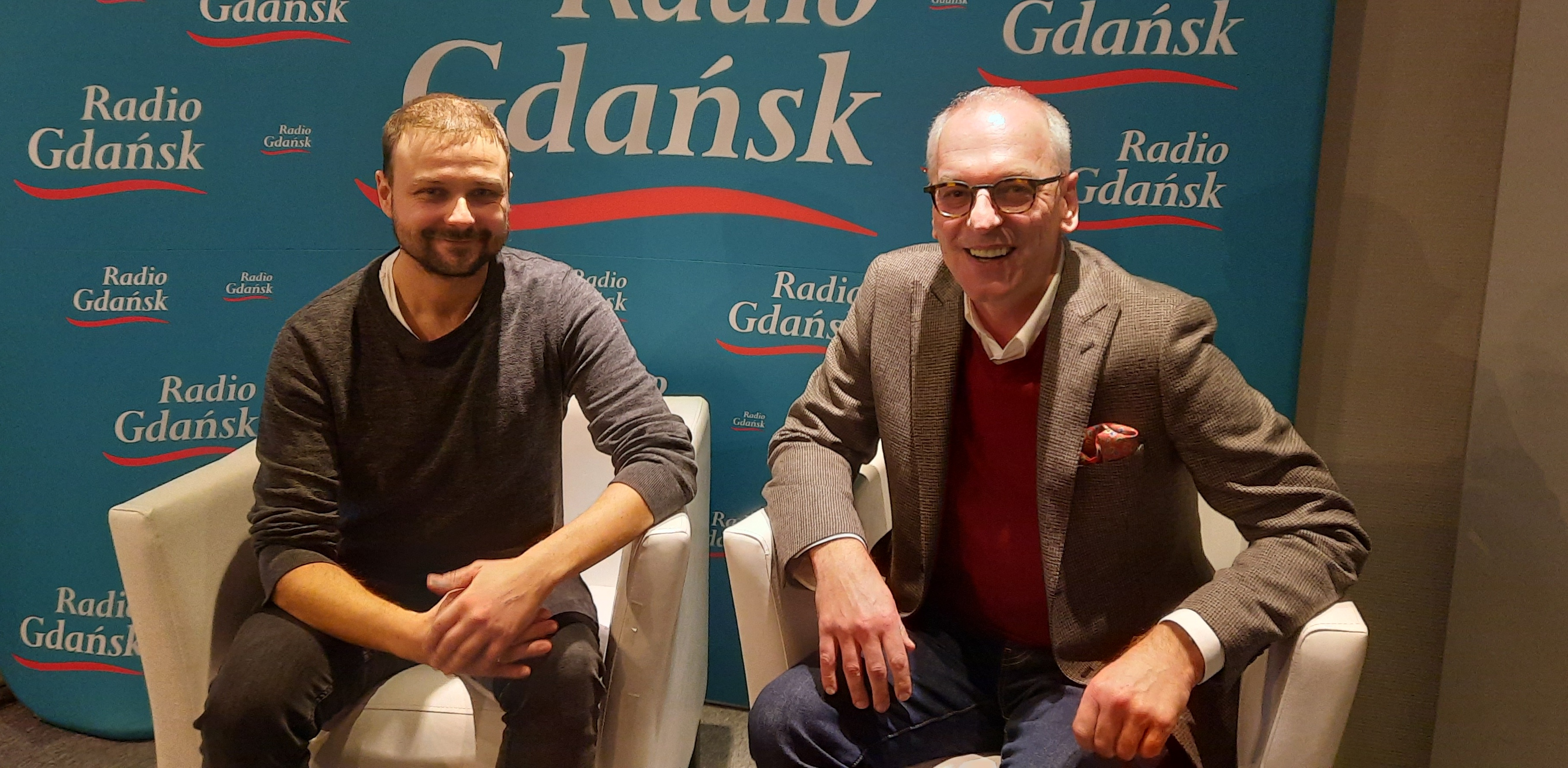 Dr Jan Hlebowicz i prof. Arnold Kłonczyński (fot. Radio Gdańsk/Anna Rębas)