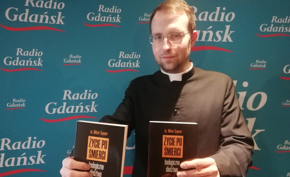 Wiktor Szponar, autor książki „Życie po śmierci. Teologiczne śledztwo" (fot. Radio Gdańsk/Andrzej Urbański)