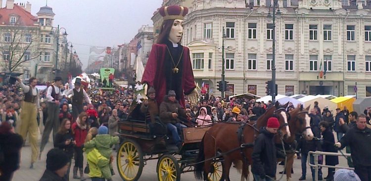 Na zdjęciu uroczyste otwarcie wileńskiego Kaziuka
(Fot. Michał Rzepiak)