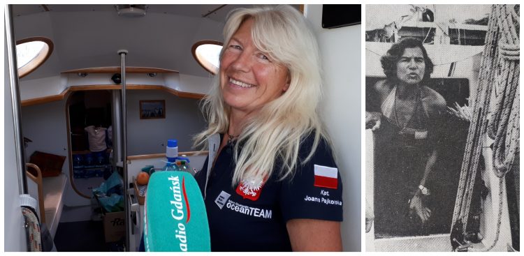 kapitan Krystyna Chojnowska-Liskiewicz (P) i kapitan Joanna Pajkowska (L)
(Fot. Radio Gdańsk/Wikipedia.org)